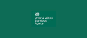 Driver & Vehicle Standards Agency logo on green background